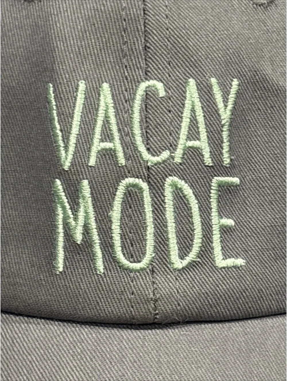 Vacay Mode Beach Fun Sand Ocean Islands Relaxation Baseball Cap Hat